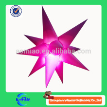 Estrella inflable de la iluminación del producto de la iluminación iluminación llevada inflable modificada para requisitos particulares de la estrella